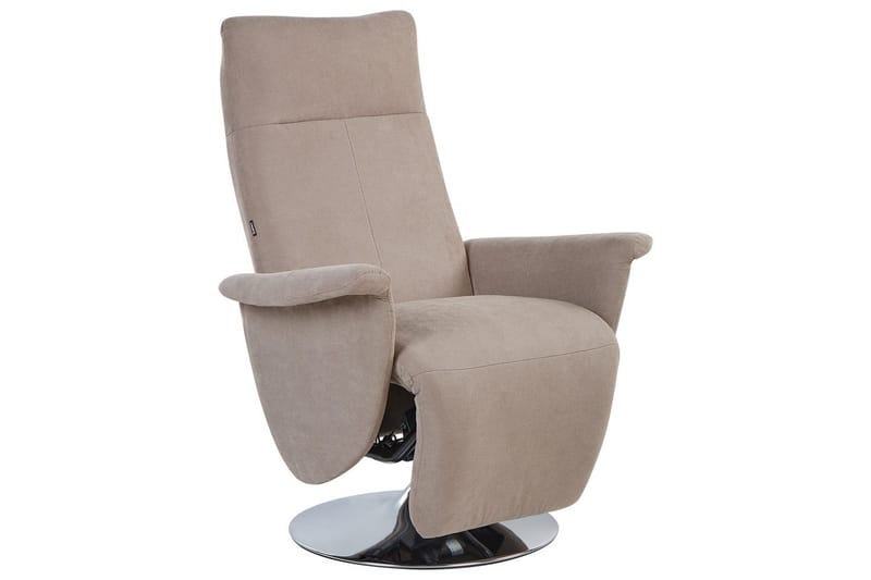 Reclinerfåtölj Prime Taupe/Silver - Taupe/Silver - Möbler - Vardagsrum - Fåtöljer - Liggfåtöljer