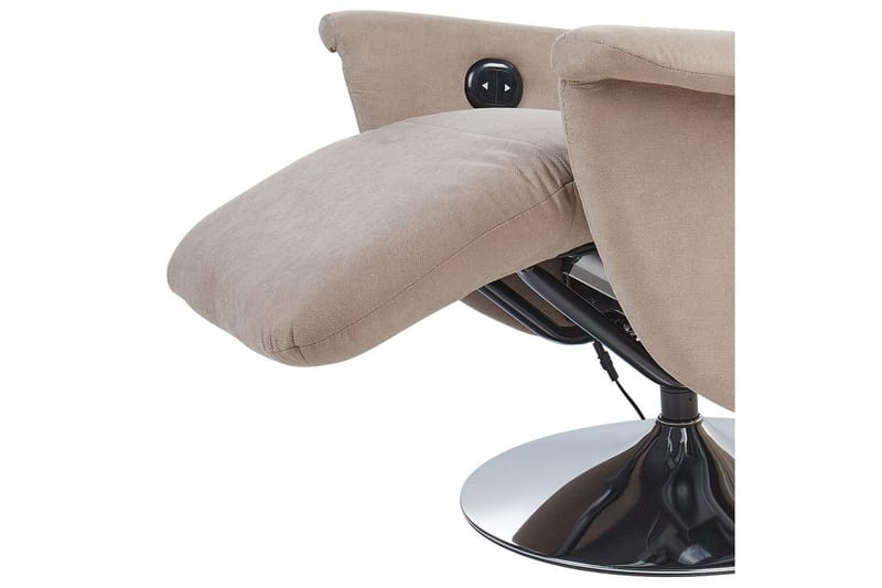 Reclinerfåtölj Prime Taupe/Silver - Taupe/Silver - Möbler - Vardagsrum - Fåtöljer - Liggfåtöljer