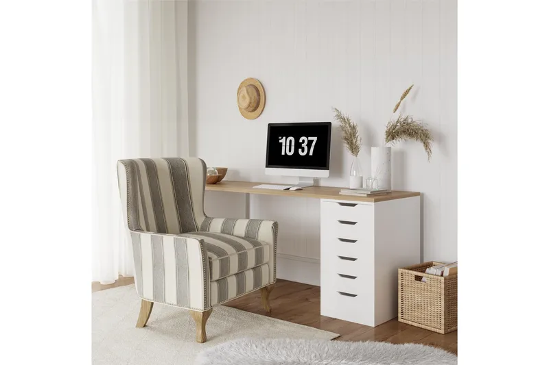 Reva Fåtölj Grå - Dorel Home - Möbler - Vardagsrum - Fåtöljer