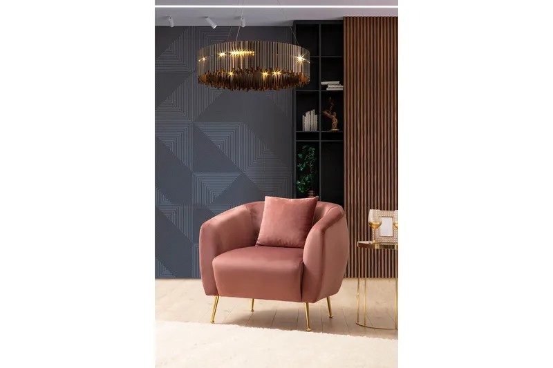 Revelstoke Fåtölj - Rosa - Möbler - Vardagsrum - Fåtöljer