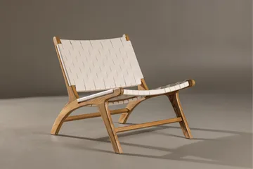Rike Fåtölj Teak - Natural - Möbler - Vardagsrum - Fåtöljer - Skinnfåtölj