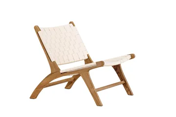 Rike Fåtölj Teak - Natural - Möbler - Vardagsrum - Fåtöljer - Skinnfåtölj