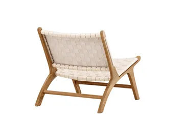 Rike Fåtölj Teak - Natural - Möbler - Vardagsrum - Fåtöljer - Skinnfåtölj