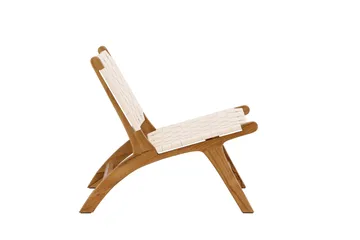 Rike Fåtölj Teak - Natural - Möbler - Vardagsrum - Fåtöljer - Skinnfåtölj