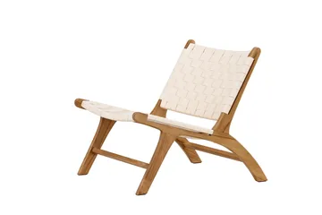 Rike Fåtölj Teak - Natural - Möbler - Vardagsrum - Fåtöljer - Skinnfåtölj