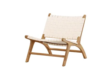 Rike Fåtölj Teak - Natural - Möbler - Vardagsrum - Fåtöljer - Skinnfåtölj