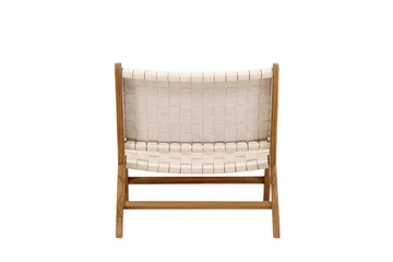 Rike Fåtölj Teak - Natural - Möbler - Vardagsrum - Fåtöljer - Skinnfåtölj