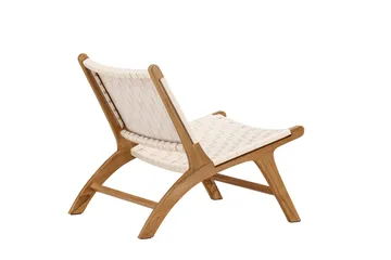 Rike Fåtölj Teak - Natural - Möbler - Vardagsrum - Fåtöljer - Skinnfåtölj