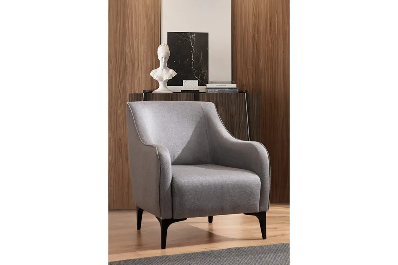 Rossland Fåtölj - Grå - Möbler - Vardagsrum - Fåtöljer