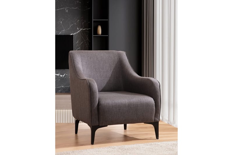 Rossland Fåtölj - Mörkgrå - Möbler - Vardagsrum - Fåtöljer