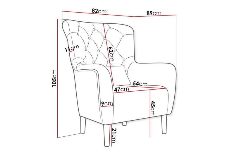 Rushmore Fåtölj beige - Möbler - Vardagsrum - Fåtöljer