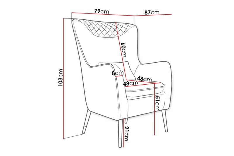 Rushmore Fåtölj Black - Möbler - Vardagsrum - Fåtöljer