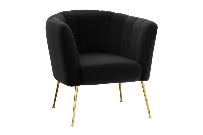 Rushmore Fåtölj Black/Gold