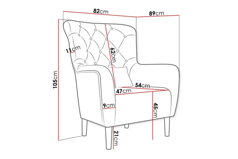 Rushmore Fåtölj Brown - Möbler - Vardagsrum - Fåtöljer