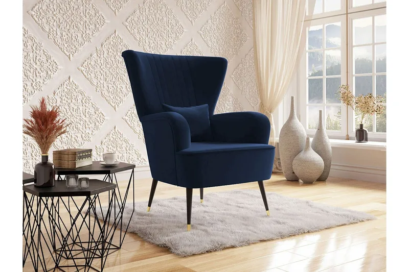 Rushmore Fåtölj Dark blue - Möbler - Vardagsrum - Fåtöljer