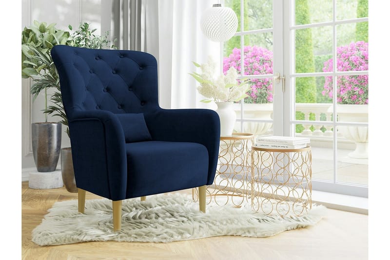 Rushmore Fåtölj Dark Blue/Blue - Möbler - Vardagsrum - Fåtöljer