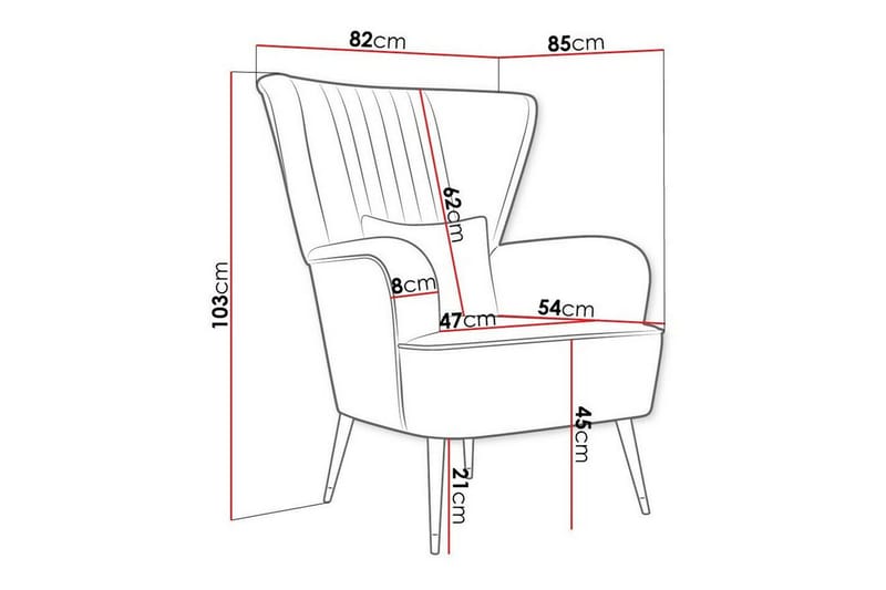 Rushmore Fåtölj Dark grey - Möbler - Vardagsrum - Fåtöljer
