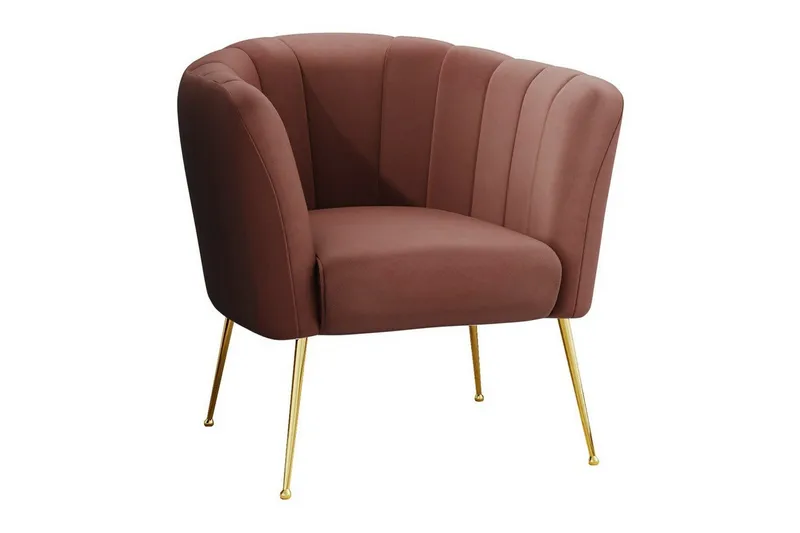 Rushmore Fåtölj Gold/Brown