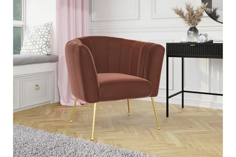 Rushmore Fåtölj Gold/Brown - Möbler - Vardagsrum - Fåtöljer