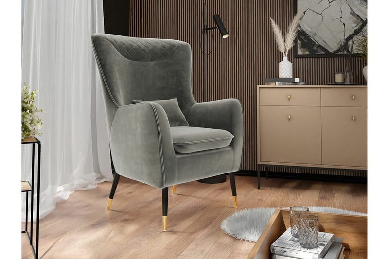 Rushmore Fåtölj Grey/Black - Möbler - Vardagsrum - Fåtöljer