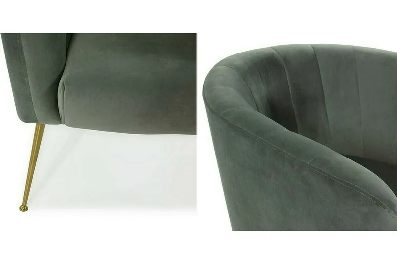 Rushmore Fåtölj Grey/Gold - Möbler - Vardagsrum - Fåtöljer