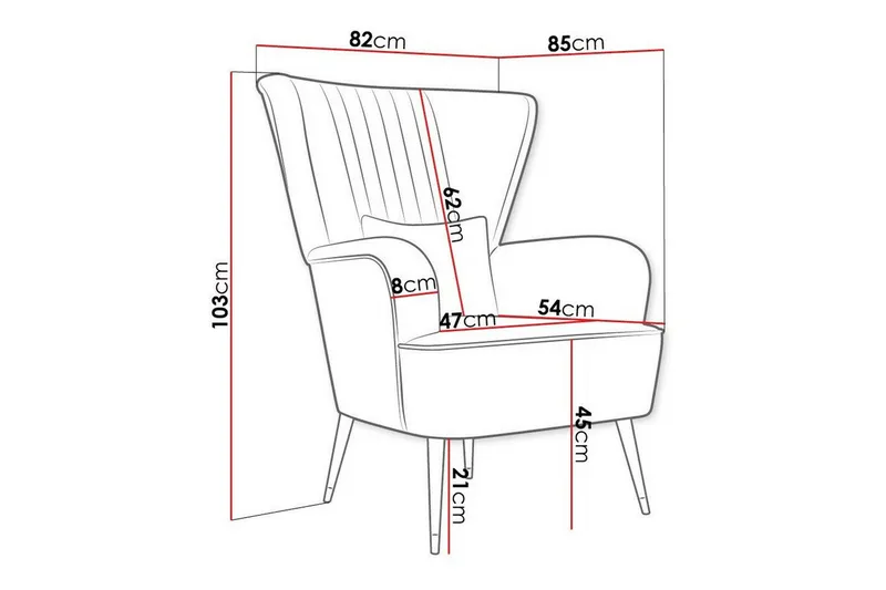 Rushmore Fåtölj Light brown - Möbler - Vardagsrum - Fåtöljer
