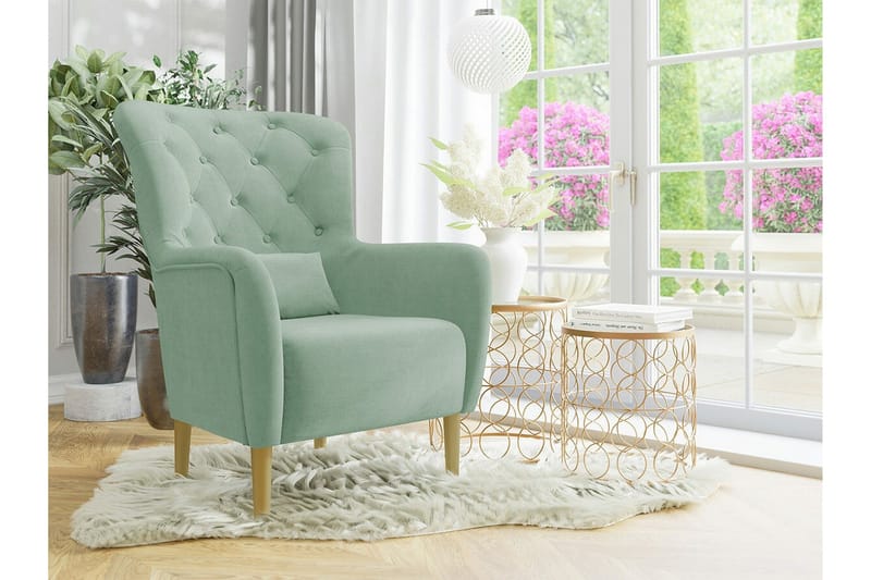 Rushmore Fåtölj Light green/Green/Mint - Möbler - Vardagsrum - Fåtöljer