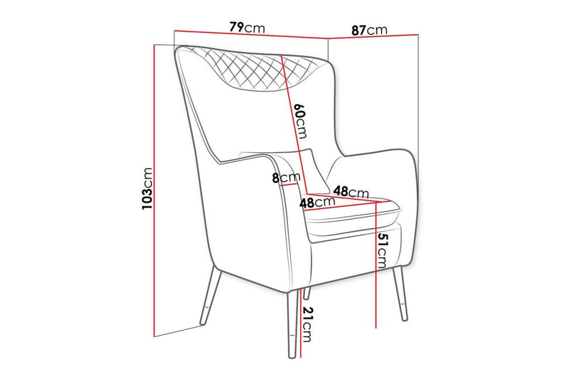 Rushmore Fåtölj Light green/Green/Mint - Möbler - Vardagsrum - Fåtöljer
