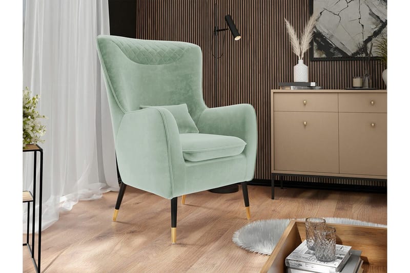 Rushmore Fåtölj Light green/Green/Mint - Möbler - Vardagsrum - Fåtöljer