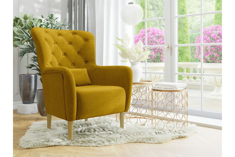Rushmore Fåtölj Yellow-Green - Möbler - Vardagsrum - Fåtöljer