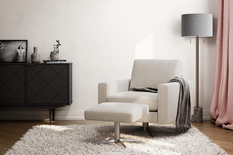 Sabero Fåtölj - Beige/Svart - Möbler - Vardagsrum - Fåtöljer