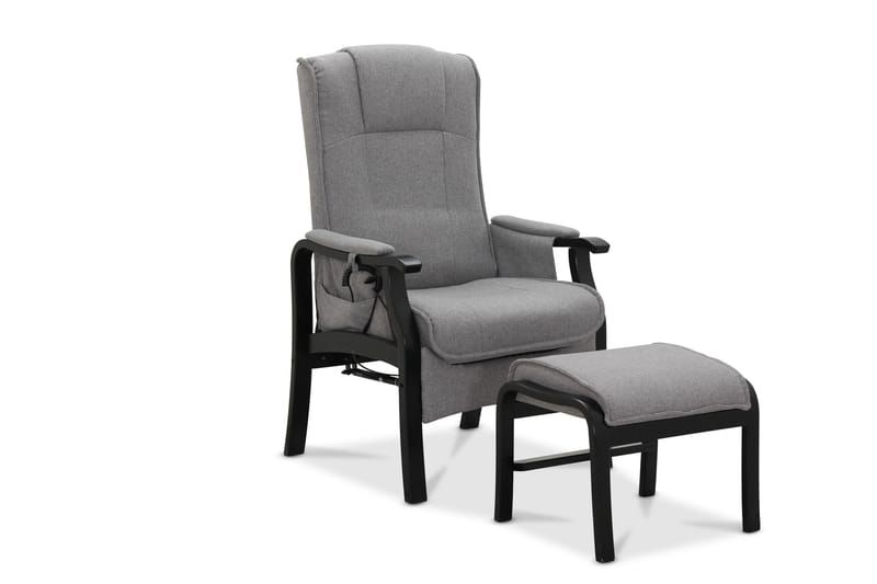 Saika Reclinerfåtölj Elektrisk - Ljusgrå - Möbler - Vardagsrum - Fåtöljer - Biofåtöljer & reclinerfåtöljer