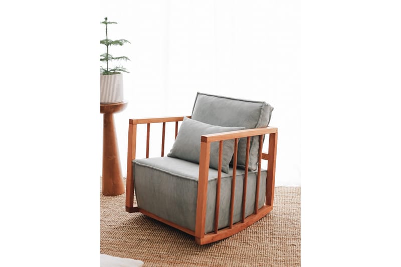 Sallanan Fåtölj - Blå - Möbler - Vardagsrum - Stolar & sittmöbler - Snurrstolar & gungstolar