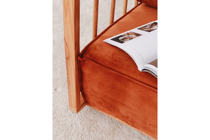 Sallanan Fåtölj - Brun - Möbler - Vardagsrum - Stolar & sittmöbler - Snurrstolar & gungstolar