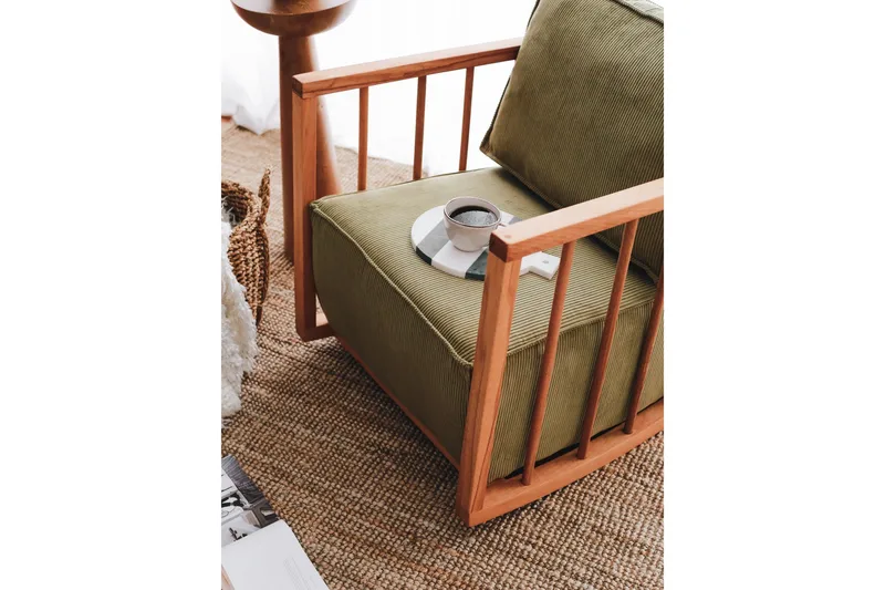 Sallanan Fåtölj - Khaki - Möbler - Vardagsrum - Stolar & sittmöbler - Snurrstolar & gungstolar