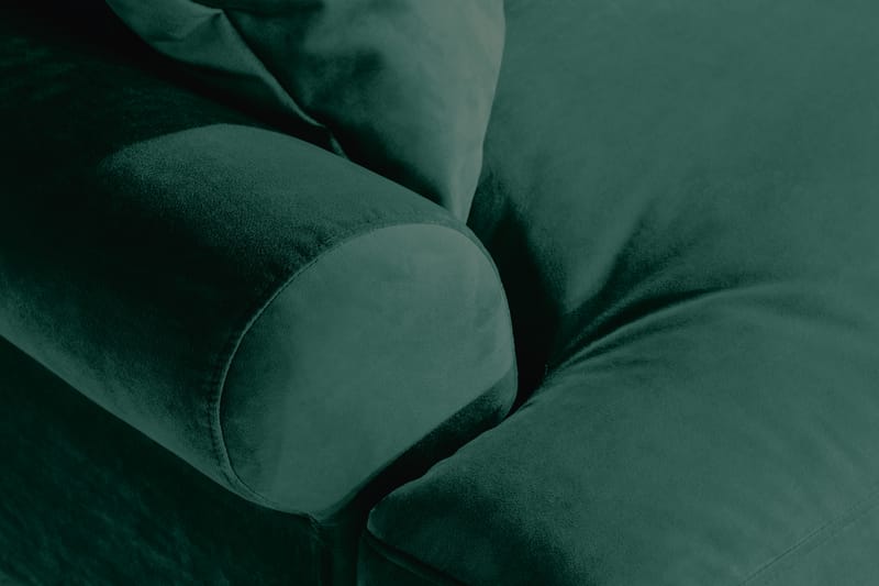 ANTHONY Loveseat Sammet Mörkgrön/Mässing - Möbler - Vardagsrum - Fåtöljer - Sammetsfåtölj