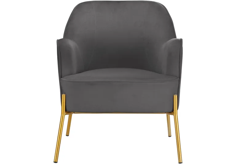 Attapulgus Loungefåtölj - Grå - Möbler - Vardagsrum - Fåtöljer - Sammetsfåtölj