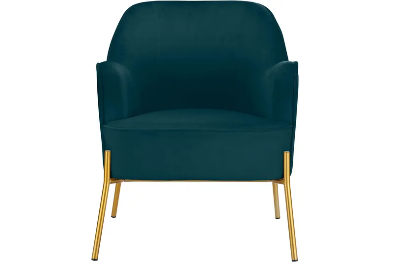 Attapulgus Loungefåtölj - Grön - Möbler - Vardagsrum - Fåtöljer - Sammetsfåtölj