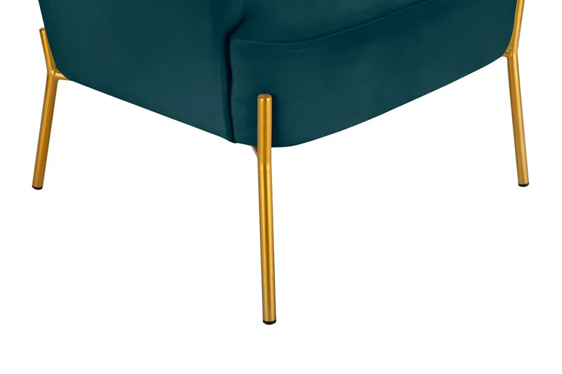 Attapulgus Loungefåtölj - Grön - Möbler - Vardagsrum - Fåtöljer - Sammetsfåtölj