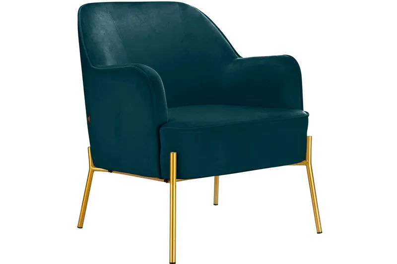 Attapulgus Loungefåtölj - Grön - Möbler - Vardagsrum - Fåtöljer - Sammetsfåtölj