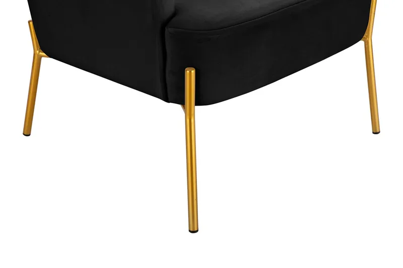 Attapulgus Loungefåtölj - Svart - Möbler - Vardagsrum - Fåtöljer - Sammetsfåtölj