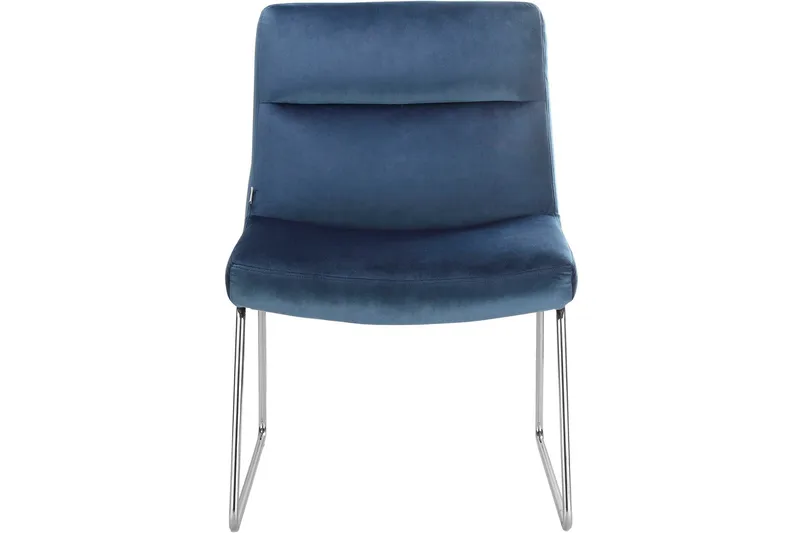 Castlegar Loungefåtölj - Blå - Möbler - Vardagsrum - Fåtöljer - Sammetsfåtölj