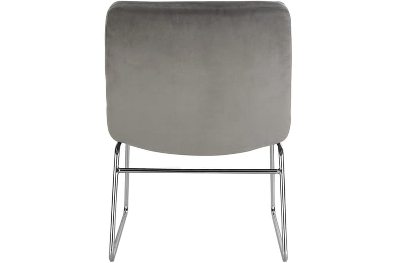 Castlegar Loungefåtölj - Grå - Möbler - Vardagsrum - Fåtöljer - Sammetsfåtölj