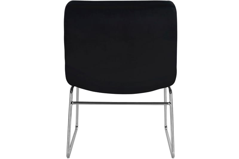 Castlegar Loungefåtölj - Svart - Möbler - Vardagsrum - Fåtöljer - Sammetsfåtölj