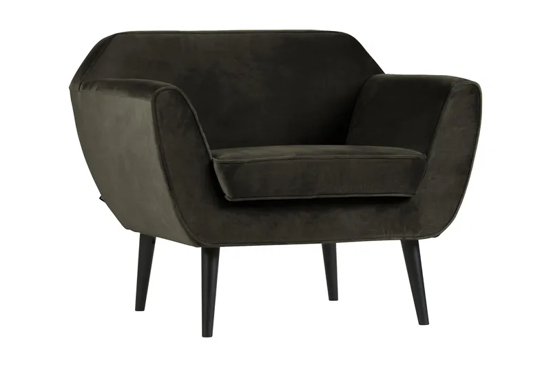 Corollos Sammetsfåtölj, Varm Grön