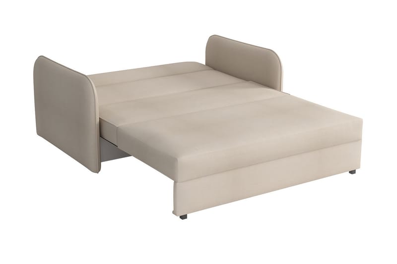 DACKE Bäddsoffa Beige - Beige - Möbler - Vardagsrum - Fåtöljer - Sammetsfåtölj