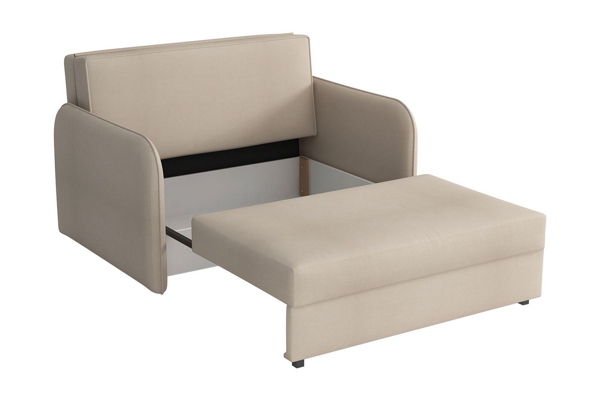 DACKE Bäddsoffa - Beige - Möbler - Vardagsrum - Fåtöljer - Sammetsfåtölj