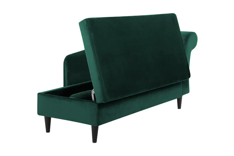 Espie Schäslong Höger Sammet - Grön - Möbler - Vardagsrum - Fåtöljer - Sammetsfåtölj