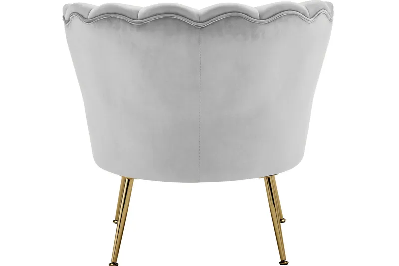 Fållinge Loungefåtölj - Grå - Möbler - Vardagsrum - Fåtöljer - Sammetsfåtölj