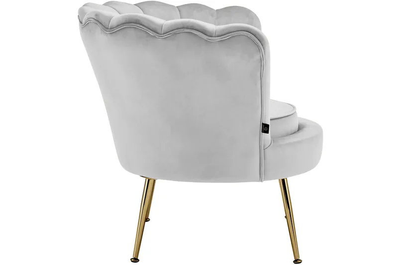 Fållinge Loungefåtölj - Grå - Möbler - Vardagsrum - Fåtöljer - Sammetsfåtölj